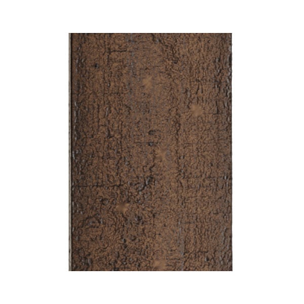 10" x 7" SAMPLE - Rough Cedar Endurathane Faux Wood Beam (Premium Aged Finish)