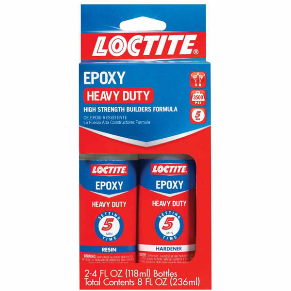 Loctite Professional Heavy-duty Epoxy 5 Minutes - (2) 4oz. bottles