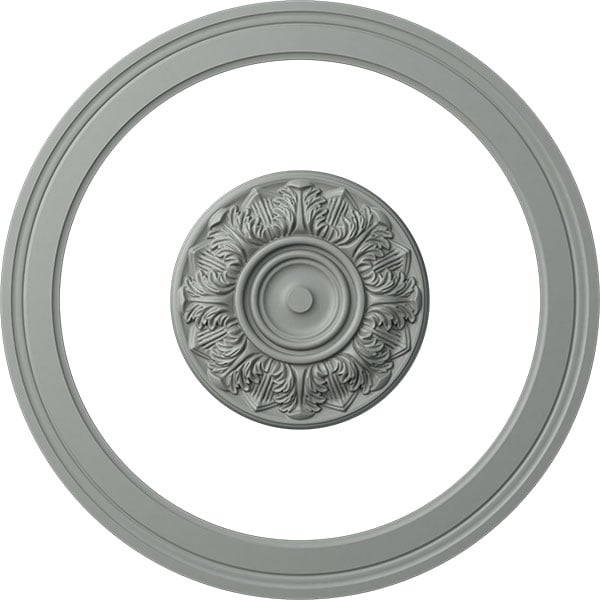 29 3/4"OD x 23 3/4"ID Ceiling Ring with 13 3/4"OD Ceiling Medallion Asa Light Accent Kit
