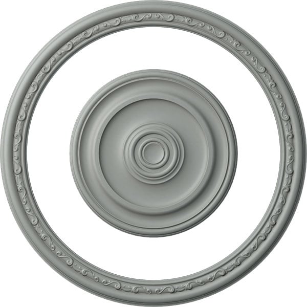 36"OD x 29 1/2"ID Ceiling Ring with 19 3/4"OD Ceiling Medallion Kepler Traditional Light Accent Kit