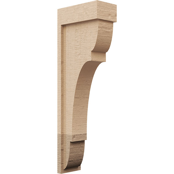 Series 2 Thin Bryant TimberThane Faux Wood Corbel, Primed