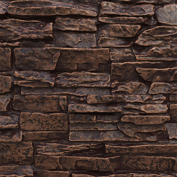 9"W x 8"H SAMPLE - Canyon Ridge Stacked Stone, Faux Stone Siding Panel, Sequoia Valley