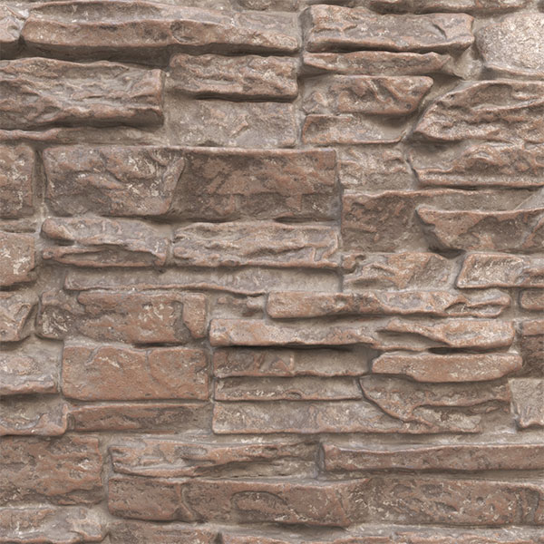 9"W x 8"H SAMPLE - Canyon Ridge Stacked Stone, Faux Stone Siding Panel, Mount Vernon