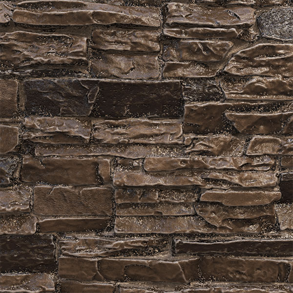 9"W x 8"H SAMPLE - Canyon Ridge Stacked Stone, Faux Stone Siding Panel, Willow Peak