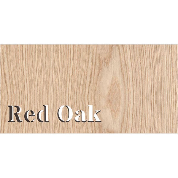 4"W X 8"L CNC Material Sample, Red Oak
