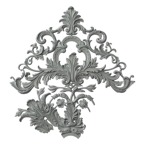 88 1/4"OD x 1 1/2"P Arthur Ceiling Medallion (comes in 4 pieces)