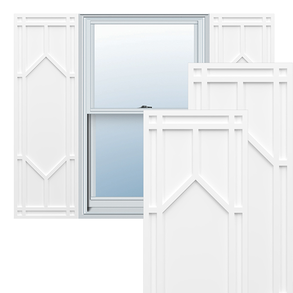 EnduraCore Composite, Shaker Shutters (Per Pair - Hardware Not Included)