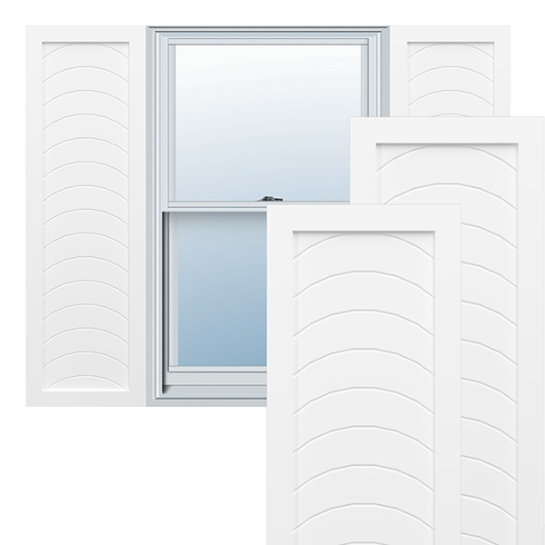 EnduraCore Composite, Kyoto Modern Style Shutters (Per Pair - Hardware Not Included)