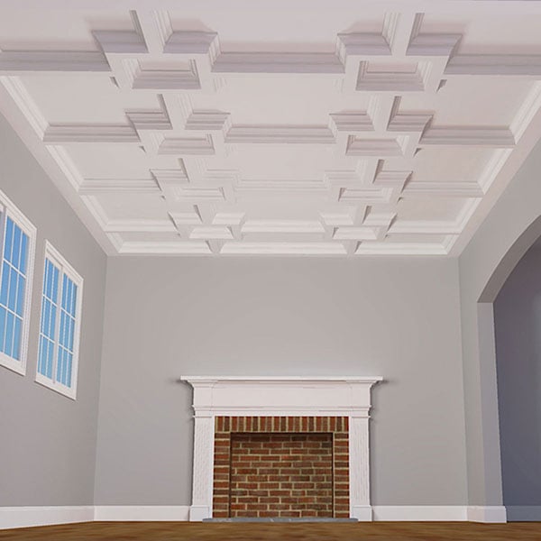 DIY Coffered Ceiling Kit | Square Intersections
