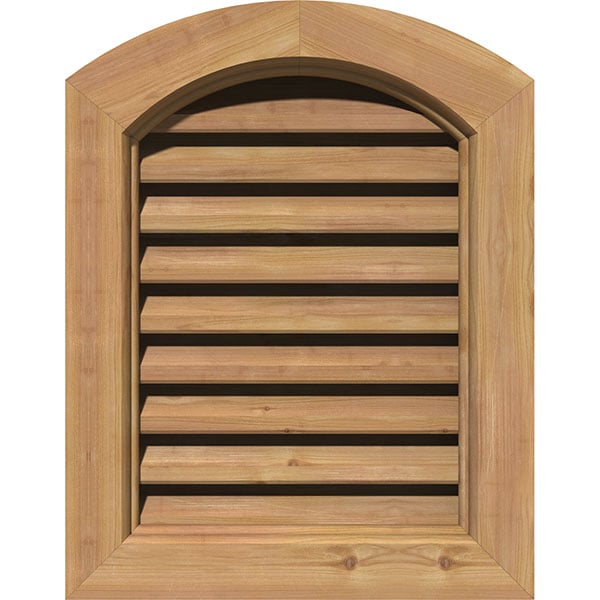 Arch Top Wood Gable Vent