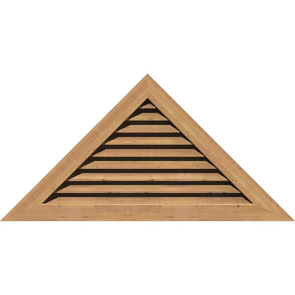 Triangle Wood Gable Vent