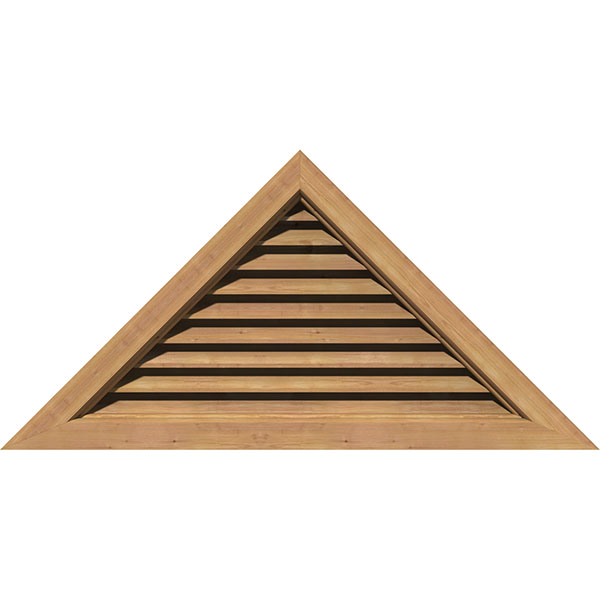 Triangle Wood Gable Vent