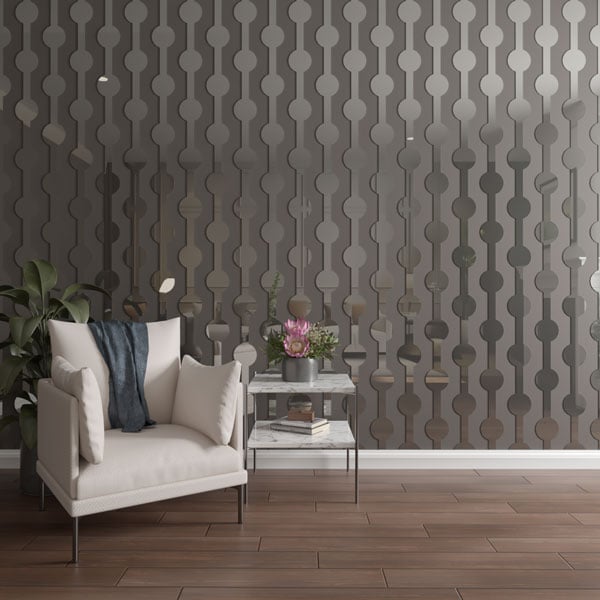 Bridgeport Adjustable Acrylic Decorative Slat Wall Panel Kit