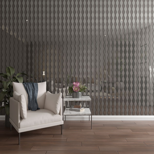 Cimarron Adjustable Acrylic Decorative Slat Wall Panel Kit