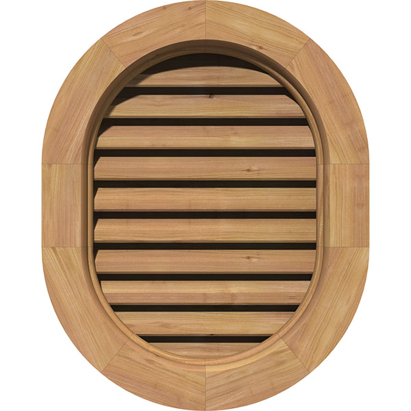 Vertical Round Ended Gable Vent