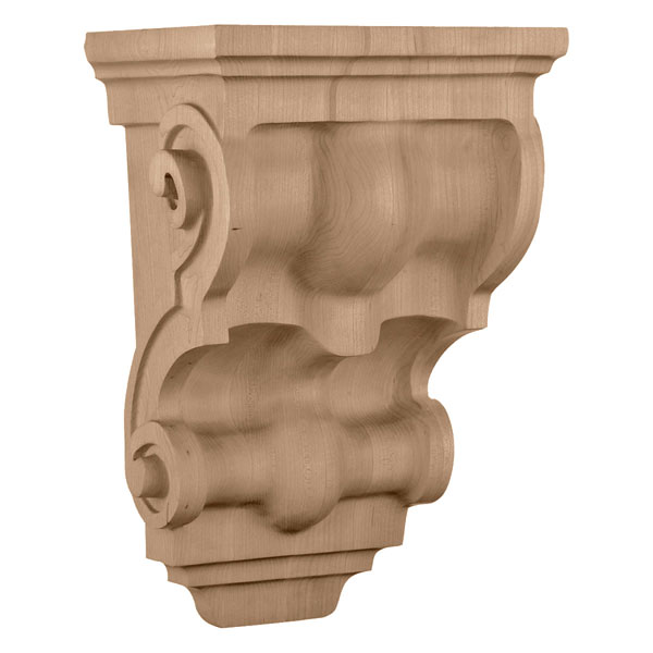 9 3/4"W x 6 1/2"D x 15"H, Wide Traditional Corbel