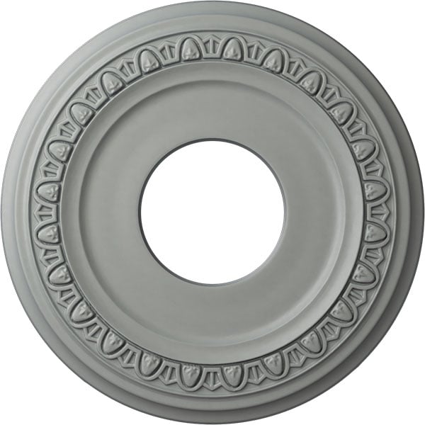 12 1/4"OD x 4"ID x 1 1/8"P Jackson Ceiling Medallion (Fits Canopies up to 7 3/8")