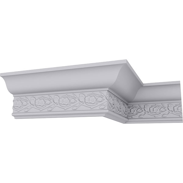 SAMPLE - 3 7/8"H x 2 3/4"P x 4 3/4"F x 12"L, (2 1/2" Repeat), Augusta Crown Moulding