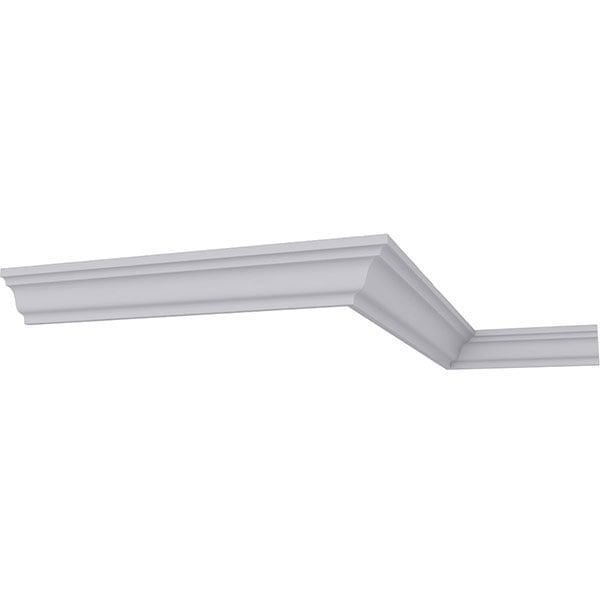SAMPLE - 3/4"H x 3/4"P x 12"L Hillsborough Traditional Smooth Crown Moulding