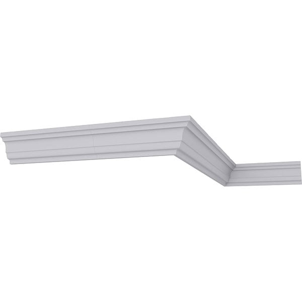 7/8"H x 5/8"P x 94 1/2"L, (1 1/8" Repeat), Edinburgh Traditional Smooth Crown Moulding