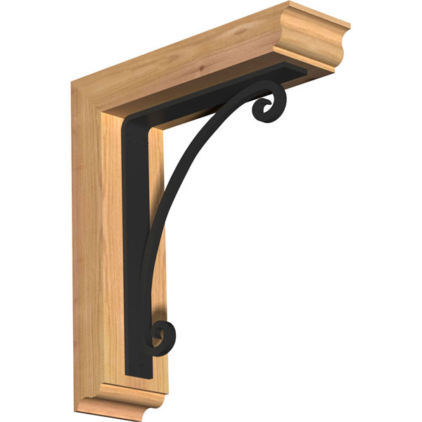 Legacy Traditional Ironcrest Rustic Timber Wood Bracket