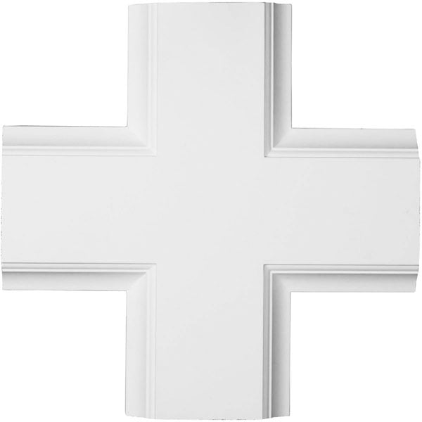 20"W x 2"P x 20"L Inner Cross Intersection for 8" Traditional Coffered Ceiling System