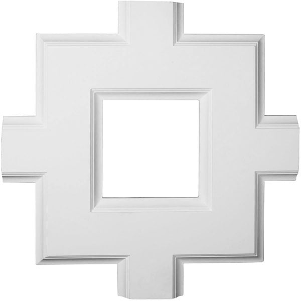 36"W x 2"P x 36"L Inner Square Intersection for 8" Traditional Coffered Ceiling System