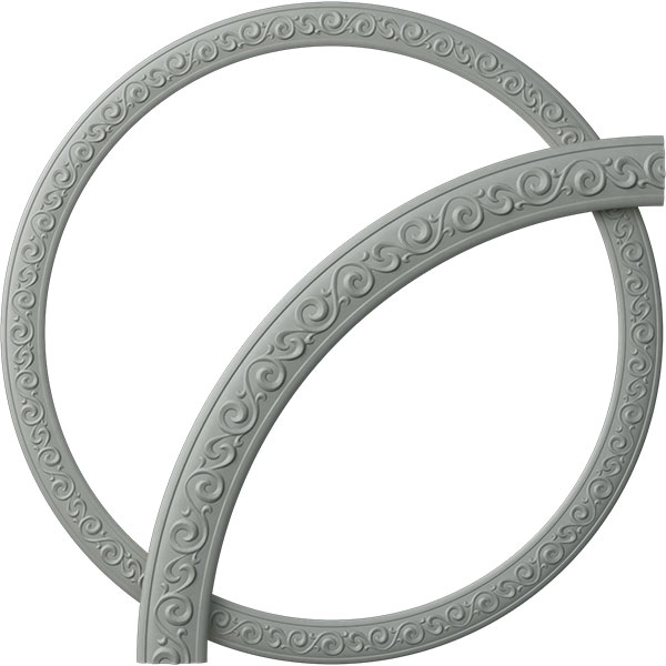 45 1/2"OD x 39 3/8"ID x 3 1/8"W x 1/2"P Jamie Ceiling Ring (1/4 of complete circle)