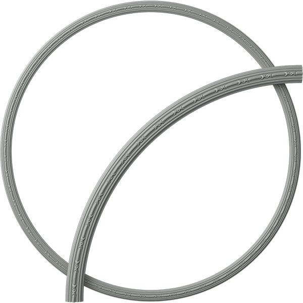 64"OD x 59 1/8"ID x 2 1/2"W x 3/4"P Medea Ceiling Ring (1/4 of complete circle)