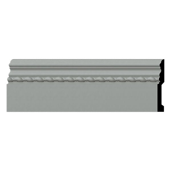 4 7/8"H x 5/8"P x 94 1/2"L Oslo Rope Baseboard Moulding