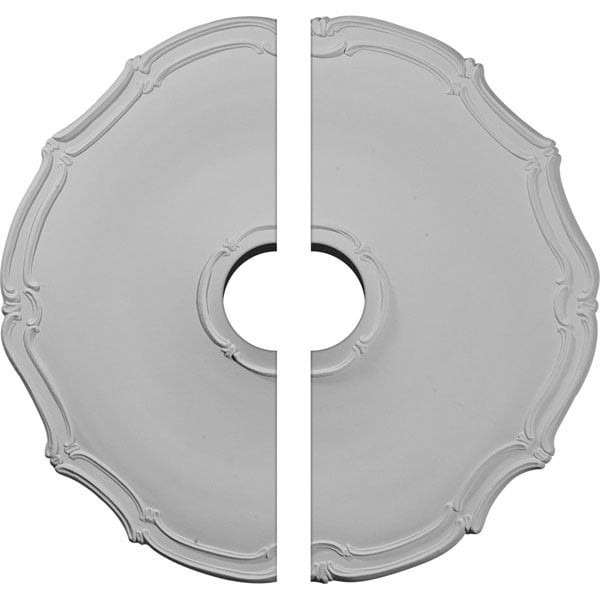 18 7/8"OD x 3 1/2"ID x 1 1/2"P Pompeii Ceiling Medallion, Two Piece (Fits Canopies up to 3 1/2")