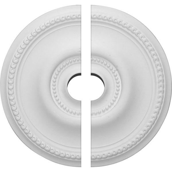 20 5/8"OD x 3 1/2"ID x 1 3/8"P Raynor Ceiling Medallion, Two Piece (Fits Canopies up to 6")