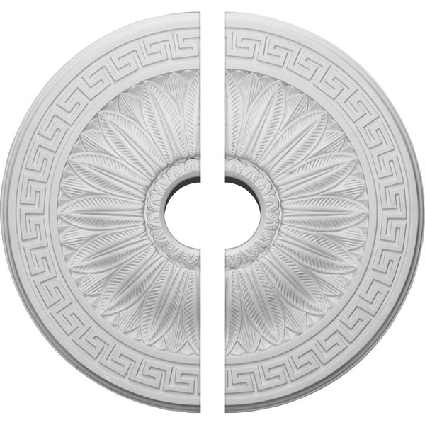 20"OD x 3 1/2"ID x 1 3/8"P Randee Ceiling Medallion, Two Piece (Fits Canopies up to 3 7/8")