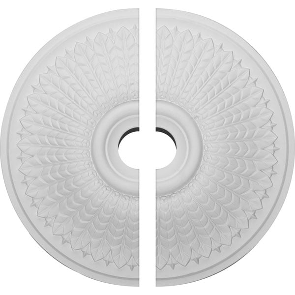 23 1/2"OD x 3 1/2"ID x 3 1/2"P Modena Ceiling Medallion, Two Piece (Fits Canopies up to 5 1/4")