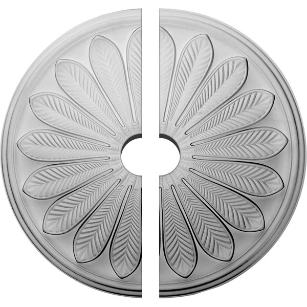 25 1/2"OD x 3 1/2"ID x 5 1/2"P Brontes Ceiling Medallion, Two Piece (Fits Canopies up to 3 5/8")