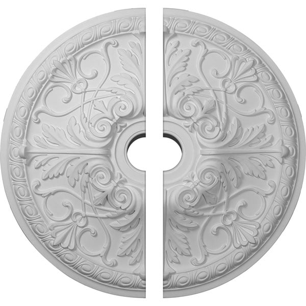 26"OD x 3 1/2"ID x 3"P Tristan Ceiling Medallion, Two Piece (Fits Canopies up to 5 1/2")