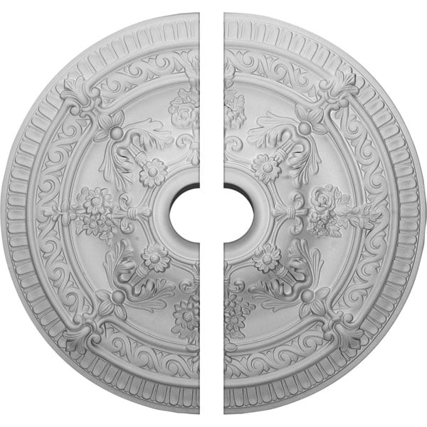 26"OD x 4"ID x 3"P Vincent Ceiling Medallion, Two Piece (Fits Canopies up to 6")