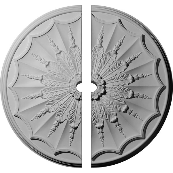 27 1/8"OD x 2"ID x 2 5/8"P Artis Ceiling Medallion, Two Piece (Fits Canopies up to 2")