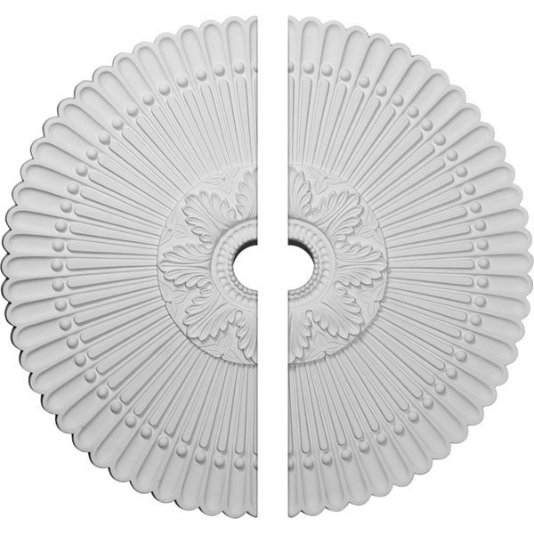 30"OD x 3 1/2"ID x 3"P Nexus Ceiling Medallion, Two Piece (Fits Canopies up to 2 3/4")