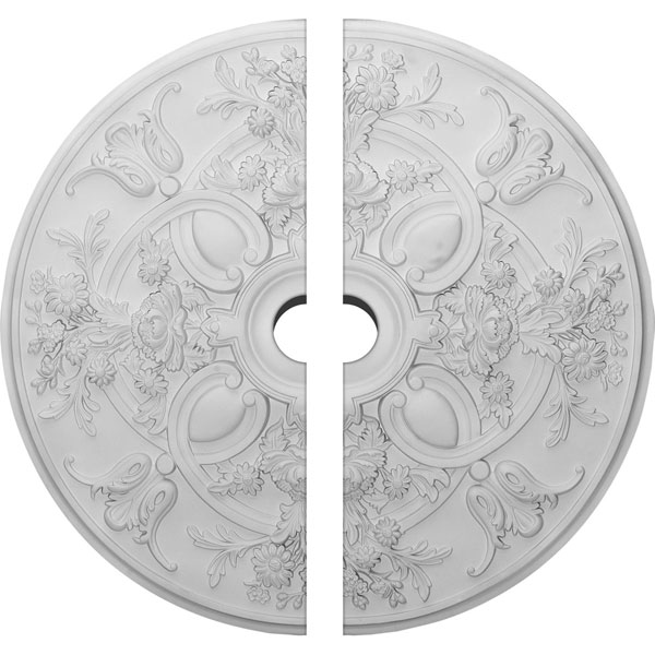 31 1/4"OD x 3 1/2"ID x 2 1/4"P Baile Ceiling Medallion, Two Piece (Fits Canopies up to 6")