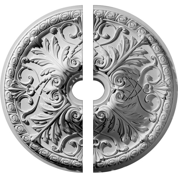 32 3/8"OD x 5 1/2"ID x 3 1/2"P Tristan Ceiling Medallion, Two Piece (Fits Canopies up to 6 1/4")