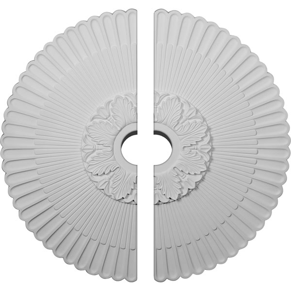 36 1/4"OD x 4"ID x 1 7/8"P Melonie Ceiling Medallion, Two Piece (Fits Canopies up to 6 1/4")
