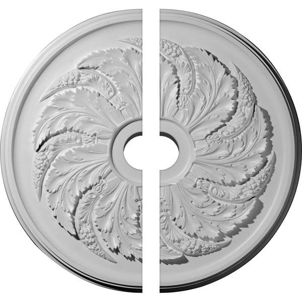 42 1/8"OD x 6"ID x 1 7/8"P Sellek Ceiling Medallion, Two Piece (Fits Canopies up to 9")
