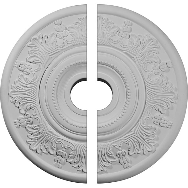 20"OD x 3 1/2"ID x 1 1/2"P Vienna Ceiling Medallion, Two Piece (Fits Canopies up to 6 1/2")