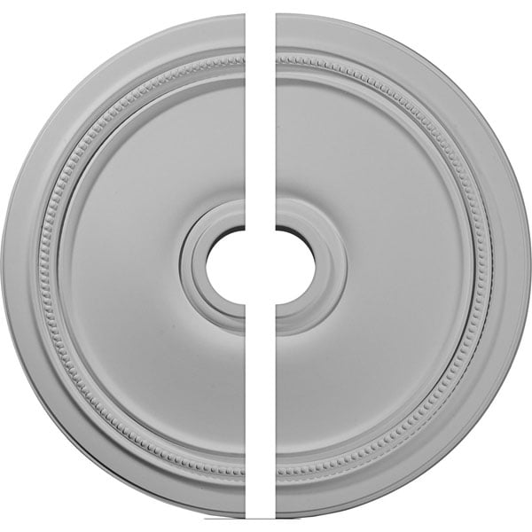 24"OD x 3 5/8"ID x 1 1/4"P Diane Ceiling Medallion, Two Piece (Fits Canopies up to 6 1/4")