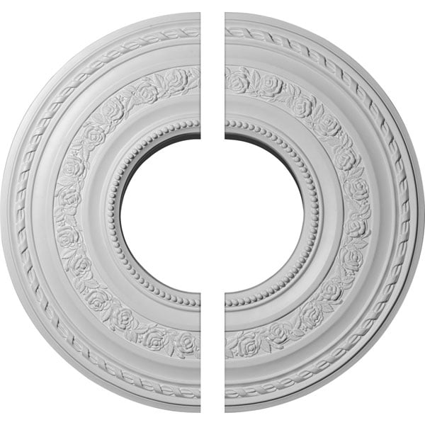 29 3/8"OD x 11 5/8"ID x 1 1/8"P Anthony Ceiling Medallion, Two Piece (Fits Canopies up to 11 5/8")