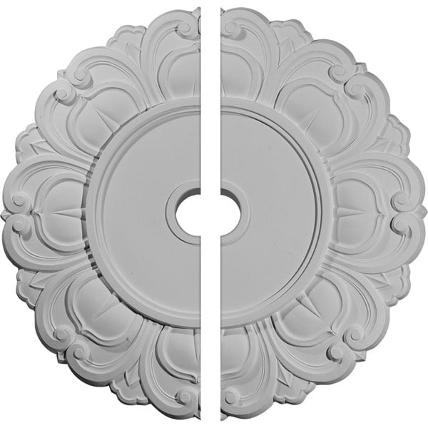 32 1/4"OD x 3 5/8"ID x 1 1/8"P Angel Ceiling Medallion, Two Piece (Fits Canopies up to 15 3/4")