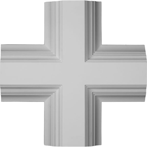 20"W x 4"P x 20"L Inner Cross Intersection for 8" Deluxe Coffered Ceiling System (Kit)