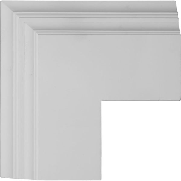 14"W x 4"P x 14"L Perimeter Outside Corner for 8" Deluxe Coffered Ceiling System (Kit)