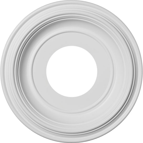 10"OD x 3 1/2"ID x 1 1/8"P Traditional Thermoformed PVC Ceiling Medallion (Fits Canopies up to 5 1/2")